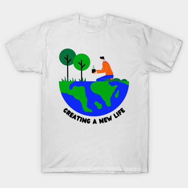 Plant a tree with me T-Shirt by BillieTofu